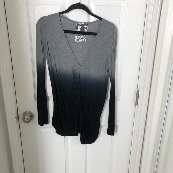 Asymmetrical Tie Dye Top - Picture 1 of 3